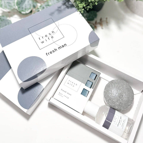 Fresh Man 3-Piece Bath and Hair Gift Set
