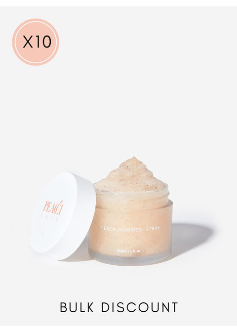 Peacci Peach ManiPedi Scrub (10) - DK BEAUTY