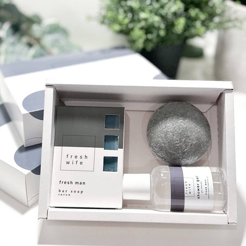 Fresh Man 3-Piece Bath and Hair Gift Set