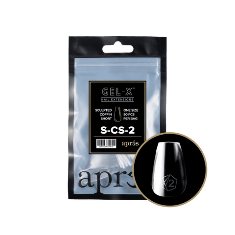 Gel - X Natural Coffin Short 2.0 Refill Bag - DK BEAUTY