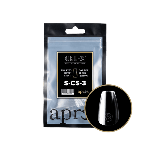 Gel - X Natural Coffin Short 2.0 Refill Bag - DK BEAUTY