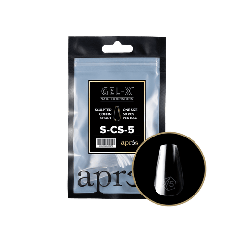 Gel - X Natural Coffin Short 2.0 Refill Bag - DK BEAUTY
