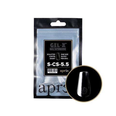 Gel - X Natural Coffin Short 2.0 Refill Bag - DK BEAUTY