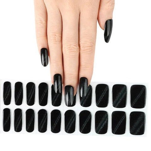 Clear Jelly Stamper Gel - Ly Wraps Black Cat Eye - DK BEAUTY