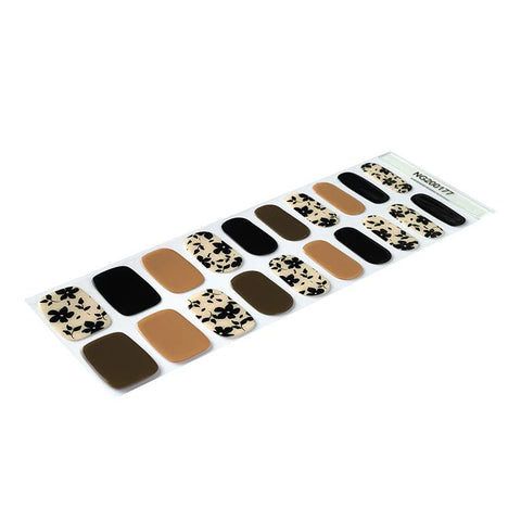 Clear Jelly Stamper Gel - Ly Wraps Floral Pattern - DK BEAUTY