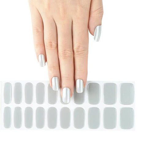 Clear Jelly Stamper Gel - Ly Wraps Silver - DK BEAUTY