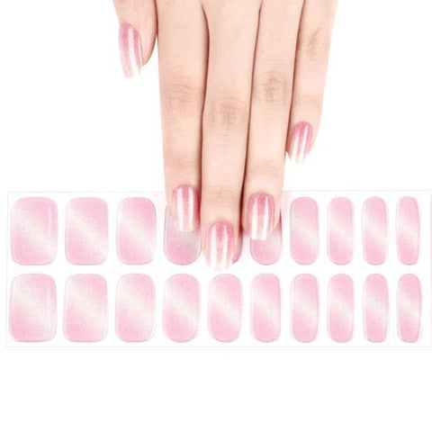 Clear Jelly Stamper Gel - Ly Wraps Pale Pink Cat Eye - DK BEAUTY