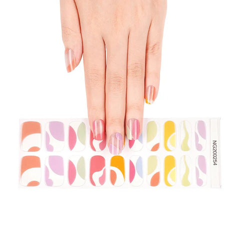 Clear Jelly Stamper Gel - Ly Wraps Multi Abstract - DK BEAUTY