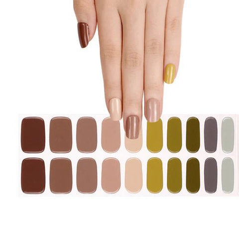 Clear Jelly Stamper Gel - Ly Wraps Multi Earth - DK BEAUTY