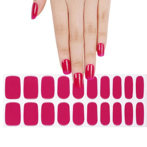 Clear Jelly Stamper Gel - Ly Wraps Fuchsia Pink - DK BEAUTY