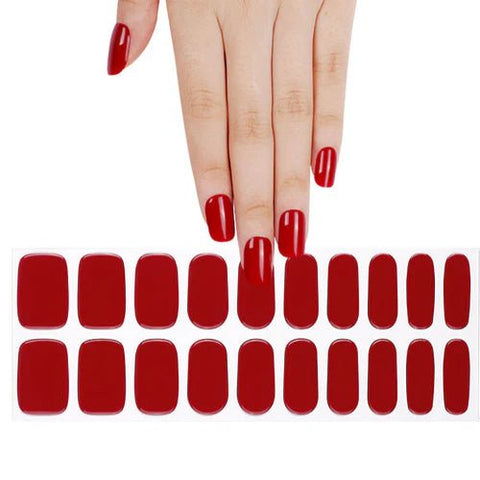 Clear Jelly Stamper Gel - Ly Wraps Red - DK BEAUTY