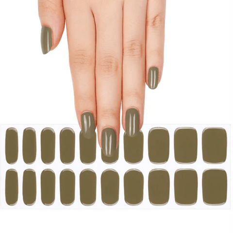 Clear Jelly Stamper Gel - Ly Wraps Army Green - DK BEAUTY