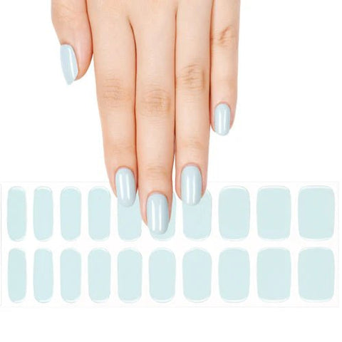 Clear Jelly Stamper Gel - Ly Wraps Light Blue - DK BEAUTY