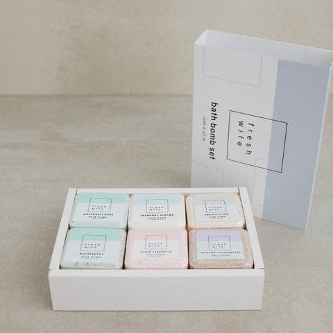 Bath Bomb Gift Set - 6 Assorted Scents