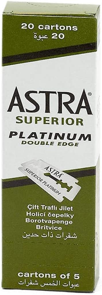 Platinum Double Edge Safety Razor Blades (100) - DK BEAUTY