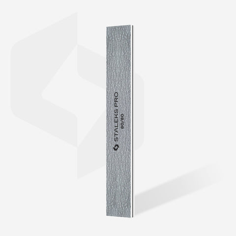 STALEKS Straight Wide Mineral Nail Files 80/80 Grit, 50-Pack