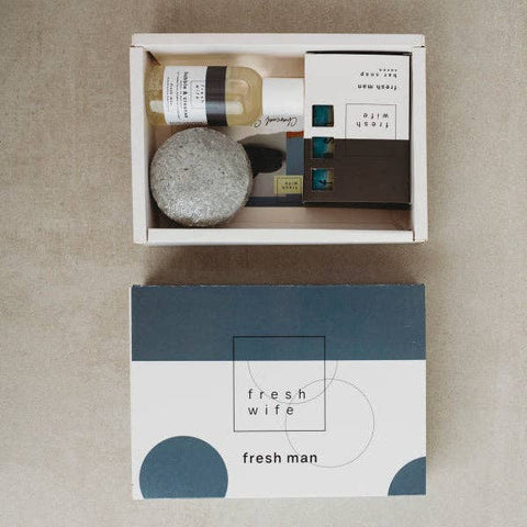 Fresh Man 3-Piece Bath and Hair Gift Set