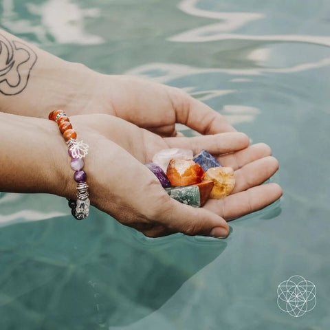 Conscious Items 7 Chakra Bracelet and Stones - DK BEAUTY
