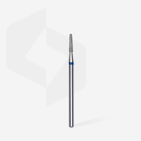 STALEKS EXPERT Diamond nail drill bit frustum blue, head diameter 1,8 mm, working part 8 mm