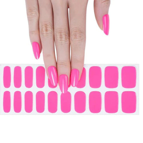 Clear Jelly Stamper Gel - Ly Wraps Hot Pink - DK BEAUTY