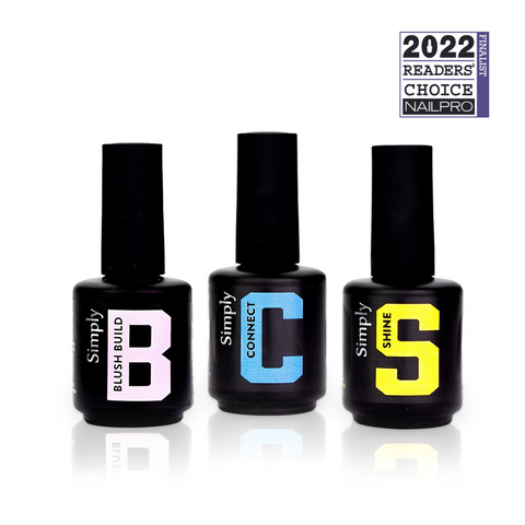en Vogue CBS Simply Blush Starter Kit for professional manicures and extensions