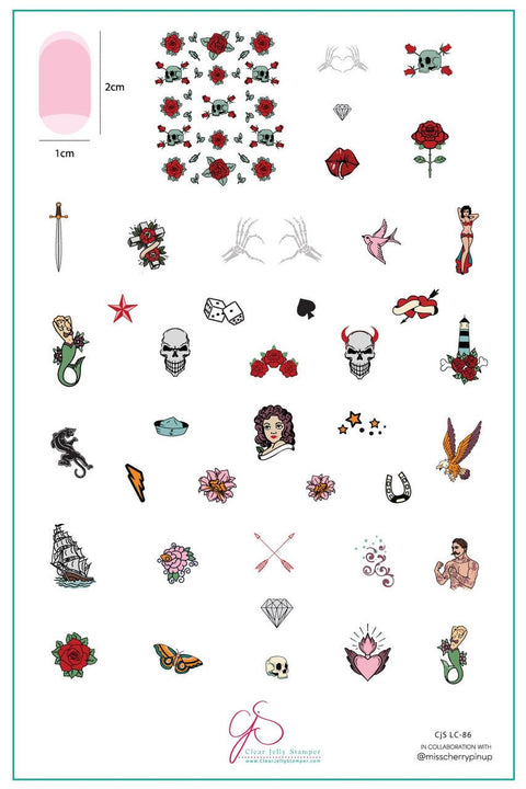 CJS Tattoo Stamping Plate - DK BEAUTY