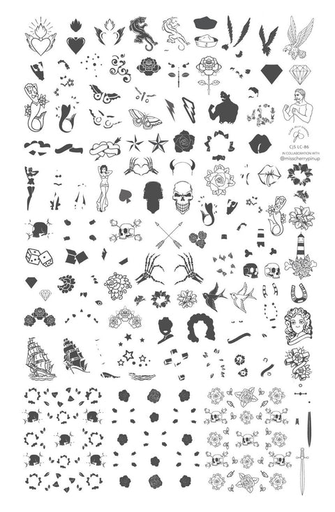 CJS Tattoo Stamping Plate - DK BEAUTY
