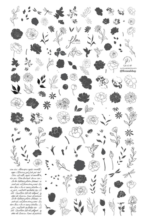 CJS Flora Plate - DK BEAUTY