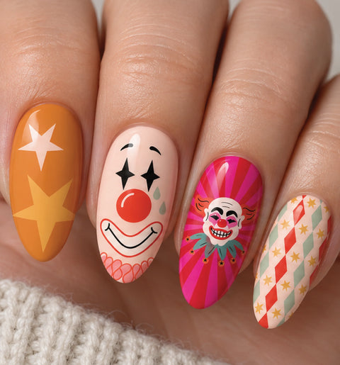 NEW Clear Jelly Stamper Clowning Around Layered Stamping Plate