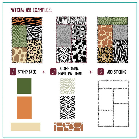 CJS Animal Print Patchwork Plate - DK BEAUTY