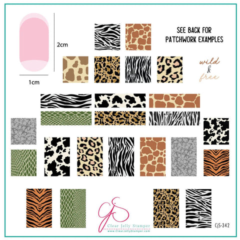 CJS Animal Print Patchwork Plate - DK BEAUTY