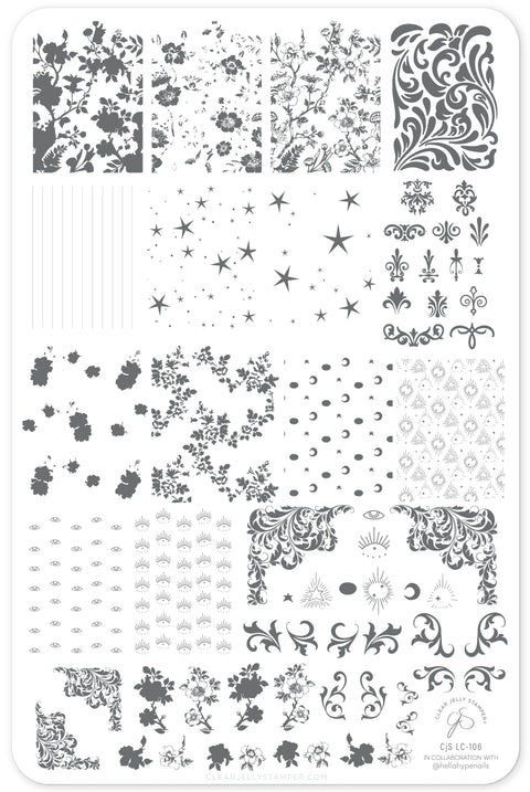Clear Jelly Stamper Midnight Muse Stamping Plate
