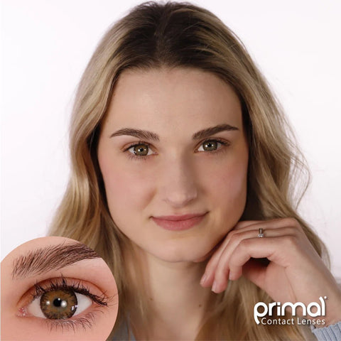 PRIMAL® Delightful Honey Contacts - DK BEAUTY