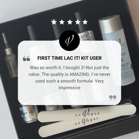 en Vogue Lac it! Starter Kit for professional manicures and extensions