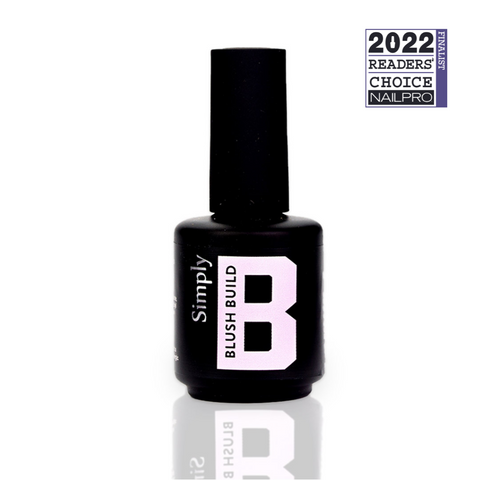 en Vogue CBS blush Simply Build self leveling hard Gel for professional nails and manicures