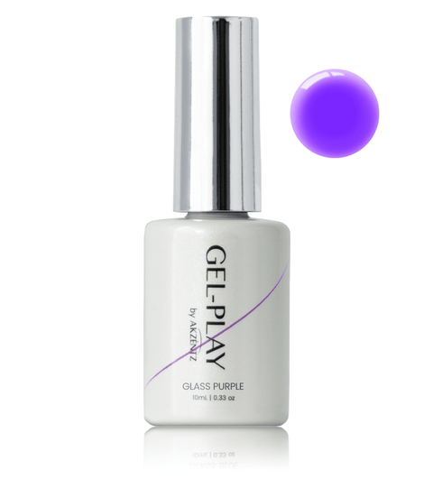 Gel Play Polish Glass Purple - DK BEAUTY