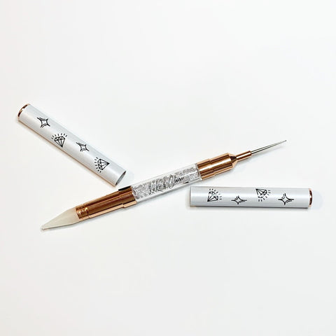 KoKo & Claire Crystal Handle Gem Tool - DK BEAUTY