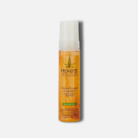 Hempz Citrine Crystal & Quartz Foaming Body Wash - DK BEAUTY