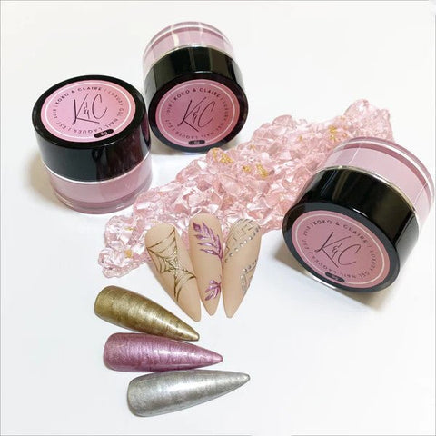 KoKo & Claire Metallic Nail Art Gel - DK BEAUTY