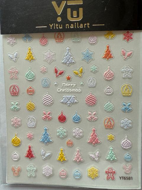 Festive Holiday Decals