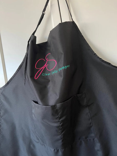 Clear Jelly Stamper Apron Black - DK BEAUTY