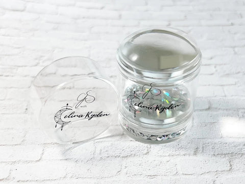 CJS Celina Ryden Big Bling XL Stamping Button - DK BEAUTY