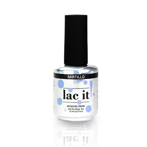 en Vogue Lac It! Mirtillo periwinkle crème UV/LED gel nail polish for professional nails and extensions bottle