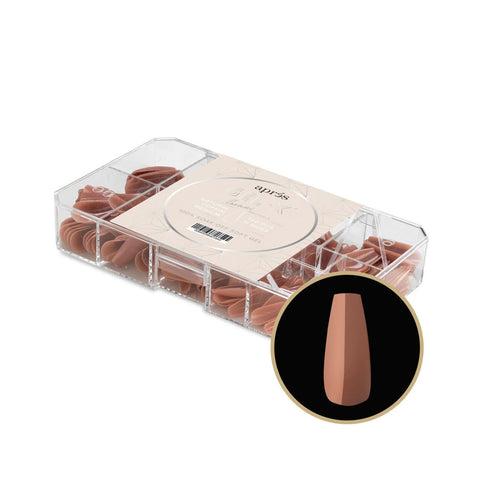 Gel - X Neutrals Imani Coffin - DK BEAUTY