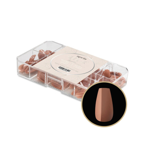 Gel - X Neutrals Imani Coffin - DK BEAUTY