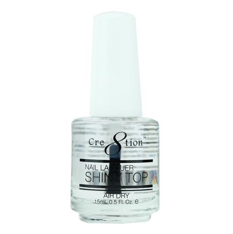 Cre8tion Shiny Top Nail Polish Top Coat – 15 mL