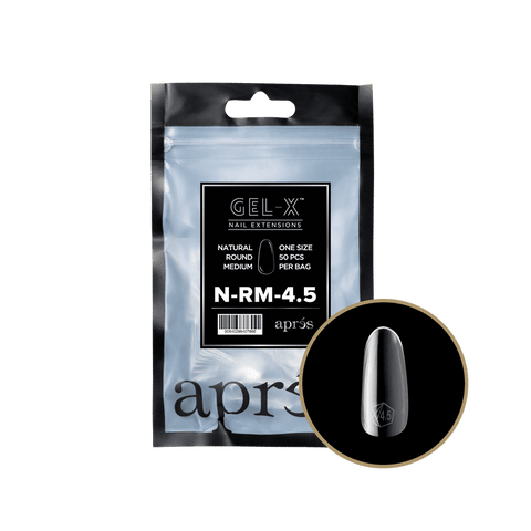 Gel - X® Natural Round Medium Refill Bag - DK BEAUTY