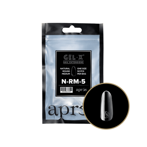 Gel - X® Natural Round Medium Refill Bag - DK BEAUTY