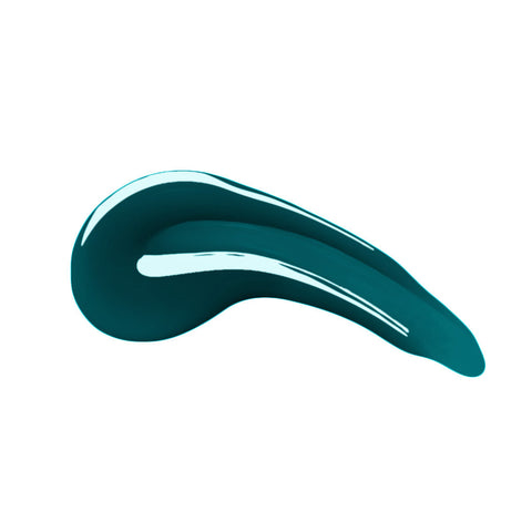 en Vogue Lac It! New York dark cyan-green jelly UV/LED gel nail polish for professional nails and extensions swatch
