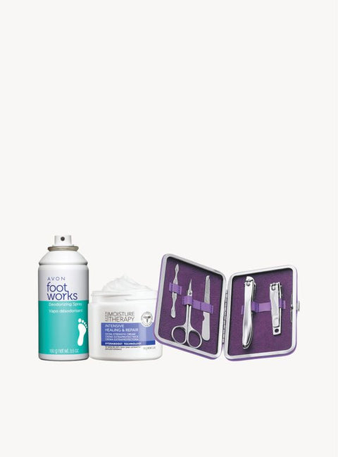 Foot Works 3 - Piece Foot Care Kit - DK BEAUTY